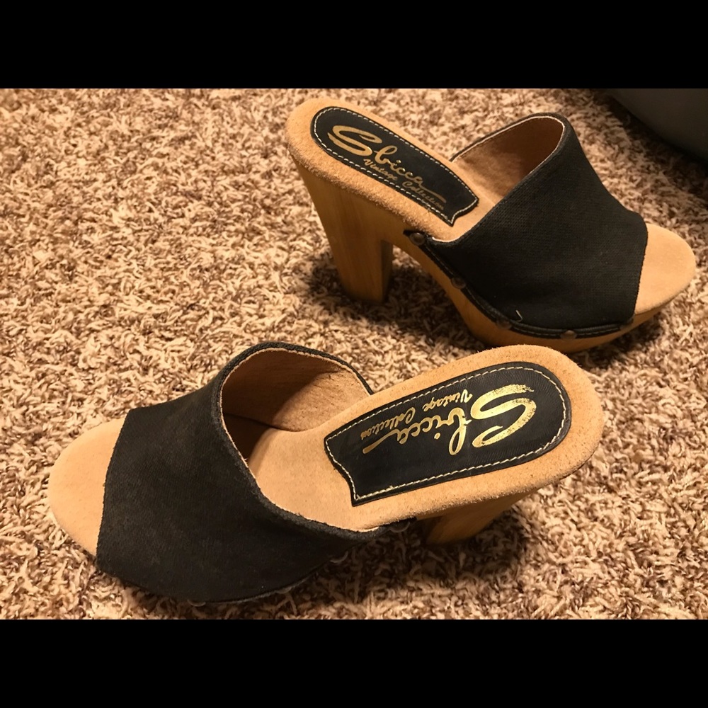 Sbicca Manzanita Platform Slide Sandals size 8